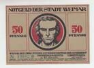 Weimar 50 Pfennig-Schein Weimar, 50 Pfennig-Schein, 1921 -
