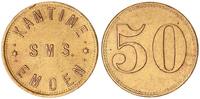 Kolonien / China / Kiautschou 50 Pfennig Schiffsgeld der SMS Emden -