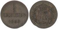 Bayern 1/2 Kreuzer Maximilian II. Joseph -