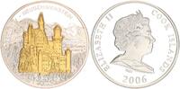 Cook Islands 10 Dollar Skulpturmünze - Neuschwanstein teilvergoldet -