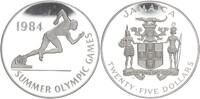 Jamaica 25 Dollar Olympische Sommerspiele Los Angeles - Sprinter -