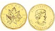 Kanada 200 Dollar 200 $ Maple Leaf - feinstes Gold 999,99 - -