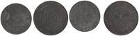 Drittes Reich 5 + 10 Pfennig Lot -