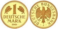 Deutschland - BRD 1 Goldmark 1 DM Gold 999,9/1.000er Feingold, Abschiedsmark! -