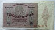 Deutsches Reich 5 Millionen Mark Serie C, Medaillon-Schein -