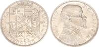 Tschechoslowakei 20 Kronen Präsident Masaryk, Silber -