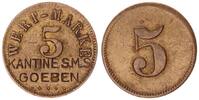 Kaiserreich 5 Pfennig Marine:Schiffsgeld Kantine SMS Goeben -