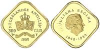 Niederländische Antillen 300 Gulden Gold Königin Juliana-Regina -