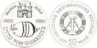 DDR 10 Mark Silber Otto von Guericke -
