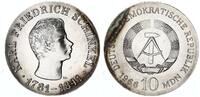 Deutschland - DDR 10 Mark Silber Karl Friedrich Schinkel -
