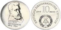 DDR 10 Mark Silber Ludwig Feuerbach -