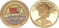 Medaille 1997 Kolonien / Hongkong 1997 UK 25 EURO DENG XIAOPING HONG KONG RETURNS TO CHINA QE II - （Fantasy medal） PP