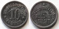 Waldhof-Tilsit, Ostpreußen/Polen 10 Pfennig Zellstofffabrik, Notgeld -