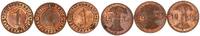 Deutschland / Weimar 3 x1 Pfennig kleines Lot J.313 * -