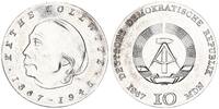 DDR 10 Mark Silber Käthe Kollwitz Grafikerin und Malerin -