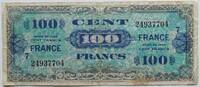 Frankreich 100 Francs Alliierte Militärbehörde -