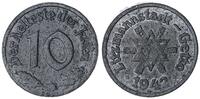 Deutschland / Polen / Getto Litzmannstadt 10 Pfennig (mit Echtheitszertifikat und Fachbuch ) MAGNESIUM 0,95g Exemplar aus dem New Yorker Lot 1. Ausgabe -