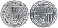 Deutschland / Polen / Getto Litzmannstadt 10 Mark (mit Echtheitszertifikat) Aluminium 2,59g aus dem New Yorker Lot -