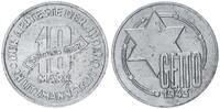 Deutschland / Polen / Getto Litzmannstadt 10 Mark (mit Echtheitszertifikat) Aluminium 3,40g aus dem New Yorker Lot -