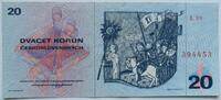 Tschechoslowakei 20 Kronen/Korun -