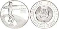 Weißrussland 20 Rubel XXVIII. Olympische Sommerspiele, Athen 2004 - Kugelstoßen Silber -