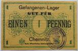 Chemnitz, Sachsen 1 Pfennig Gefangenen-Lager, Notgeld, Lagergeld -