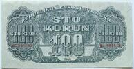 Tschechoslowakei 100 Korun/Kronen Specimen -