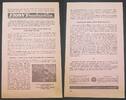 3.Reich Propaganda Flugblatt / Passierschein Russisches Flugblatt Front Nachrichten, Propagandablatt gegen das 3. Reich -