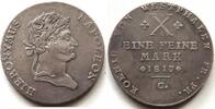 Königreich Westfalen 1 Konventionstaler Jerome Bonaparte (1807-1813), selten! -