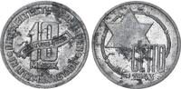 Deutschland / Polen / Getto Litzmannstadt 10 Mark (mit Echtheitszertifikat) Aluminium 3,53g aus dem New Yorker Lot -