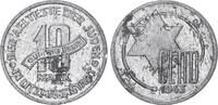Deutschland / Polen / Getto Litzmannstadt 10 Mark (mit Echtheitszertifikat) Aluminium 2,60g aus dem New Yorker Lot -