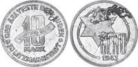 Deutschland / Polen / Getto Litzmannstadt 10 Mark (mit Echtheitszertifikat) Aluminium 2,61g aus dem New Yorker Lot -