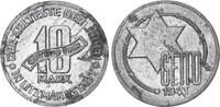 Deutschland / Polen / Getto Litzmannstadt 10 Mark (mit Echtheitszertifikat) Aluminium 3,43g aus dem New Yorker Lot -