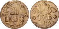Kolonien Deutsch-Ostafrika 20 Heller DOA J.724b Messing -