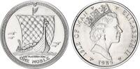 Großbritannien / Isle of Man 1 Unze Platin One Noble 1 oz Platinum fine 1985 - Wikingerschiff -