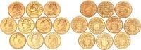 Schweiz 10 x 20 Franken Gold Vreneli Anlageposten -