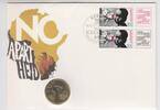 Deutschland / DDR 5 Mark „Antiapartheit“ Numisbrief „Antiapartheit“ – DDR 1988, 5-Mark-Gedenkmünze -