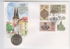 Deutschland / DDR 5 Mark „Nikolaiviertel" Numisbrief „Nikolaiviertel“ – DDR 1987, 5-Mark-Gedenkmünze -