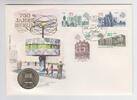 Deutschland / DDR 5 Mark „Alexanderplatz" Numisbrief „Alexanderplatz“ – DDR 1987, 5-Mark-Gedenkmünze -