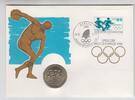 Deutschland / DDR 5 Mark „Sportbund" Numisbrief „Sportbund“ – DDR 1987, 5-Mark-Gedenkmünze -
