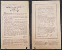3.Reich Passierschein Russisches Flugblatt Front Nachrichten, Propagandablatt -