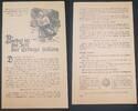3.Reich Passierschein Russisches Flugblatt Front Nachrichten, Propagandablatt -