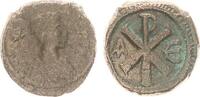 Antike / Byzanz Justinus I Pentanummion Byzanz Justinus II. 565-578 n.Chr Konstantinopel Bronze Pentanummion -