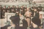 3.Reich Foto Neuabzug aus der Serie Shadows of the past Hitler, Raeder, Panzerschiff Deutschl -