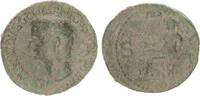 Antike / Römische Kaiserzeit / Caligula As Caligula, As, Vesta n.l. thronend mit Patera und Zepter -