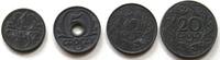 Polen, Polen 1 Grosz, 5, 10, 20 Groszy Set -