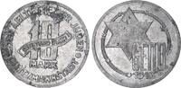 Deutschland / Polen / Getto Litzmannstadt 10 Mark (mit Echtheitszertifikat) Aluminium 3,34g aus dem New Yorker Lot -