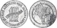 Deutschland / Polen / Getto Litzmannstadt 10 Mark (mit Echtheitszertifikat) Aluminium 3,40g aus dem New Yorker Lot -