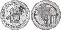Deutschland / Polen / Getto Litzmannstadt 10 Mark (mit Echtheitszertifikat) Aluminium 3,46g aus dem New Yorker Lot -