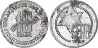 Deutschland / Polen / Getto Litzmannstadt 10 Mark (mit Echtheitszertifikat) Aluminium 3,60g aus dem New Yorker Lot -